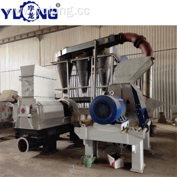 YULONG GXP75*75 wood hammer mill with blower